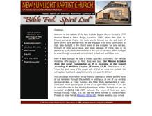 Tablet Screenshot of newsunlightbaptistchurch.com